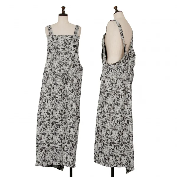 Y's Jacquard Sleeveless Dress Grey,Navy 1 K-125684_001