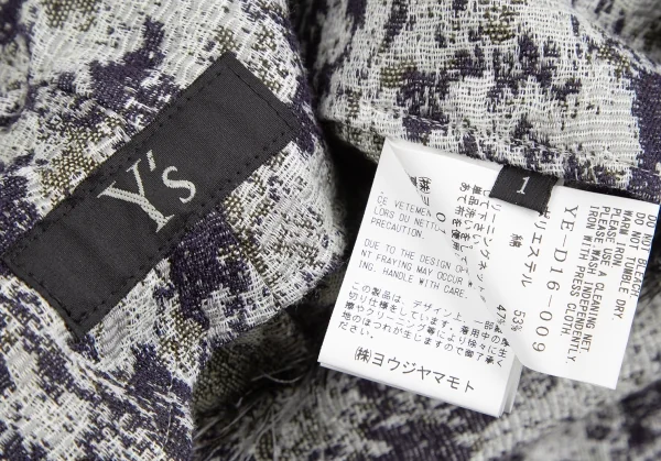 Y's Jacquard Sleeveless Dress K-125684_015