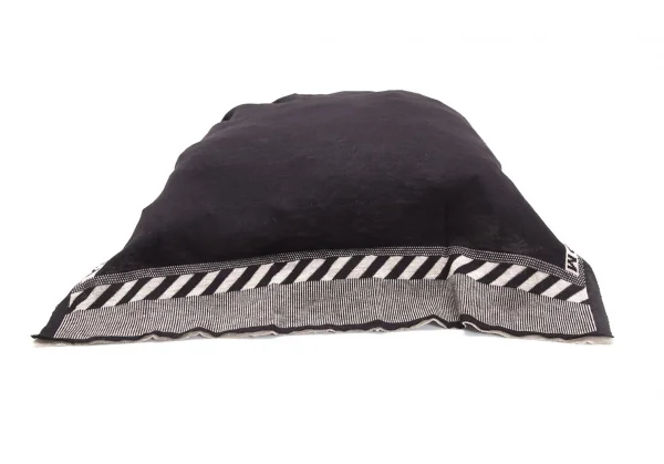 ヨウジヤマモト Yohji Yamamoto ロゴジャガードタンクトップ風トートバッグ ベージュ黒 K-125705_005