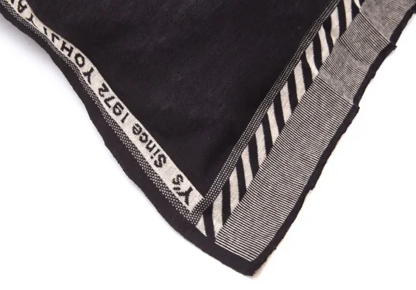 ヨウジヤマモト Yohji Yamamoto ロゴジャガードタンクトップ風トートバッグ ベージュ黒 K-125705_006