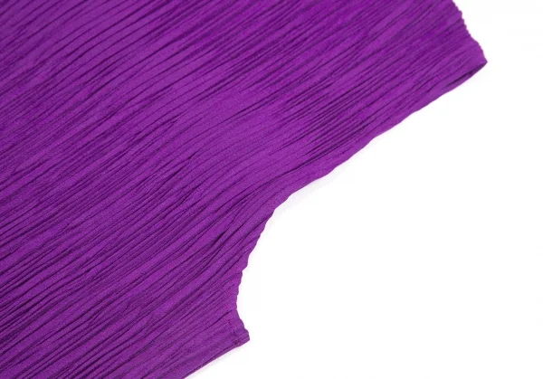 プリーツプリーズPLEATS PLEASE プリーツハイネックノースリーブ 紫3 K-125706_005