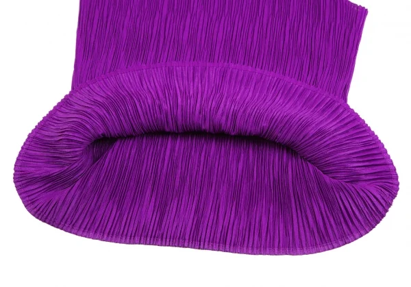 プリーツプリーズPLEATS PLEASE プリーツハイネックノースリーブ 紫3 K-125706_007