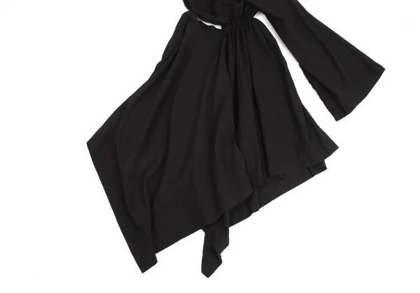 LIMI feu Cotton Linen Draped Dress K-125729_008