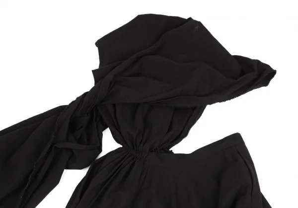LIMI feu Cotton Linen Draped Dress K-125729_014