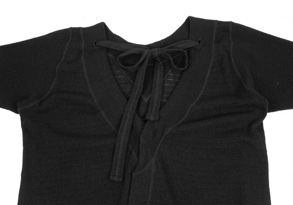 ZUCCA Back Cord Design Knit Tunic K-125746_011