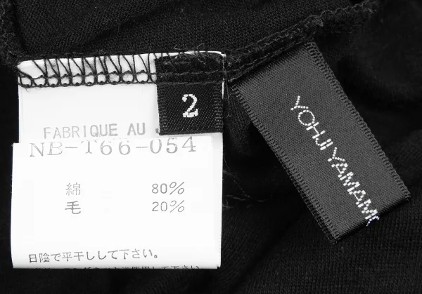 Yohji Yamamoto NOIR See-through Turtleneck T Shirt K-125750_015
