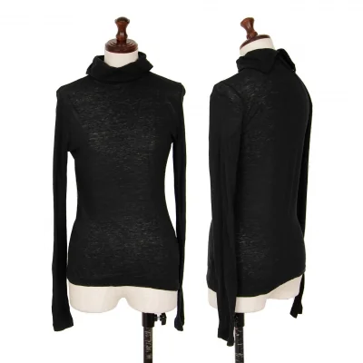 Yohji Yamamoto NOIR See-through Turtleneck T Shirt