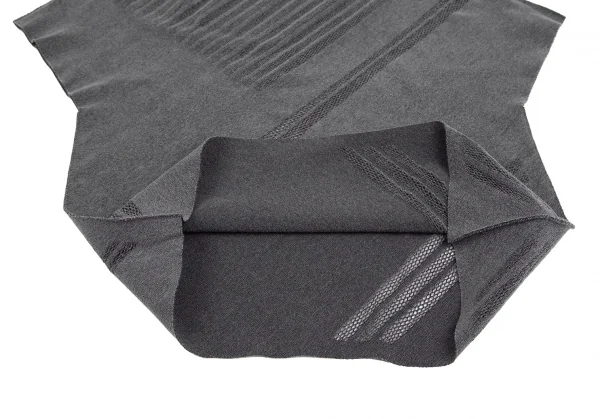 イッセイミヤケ エーポックISSEY MIYAKE A-POC INSIDE ラインメッシュデザインアシンメトリートップス グレー2 K-125755_009