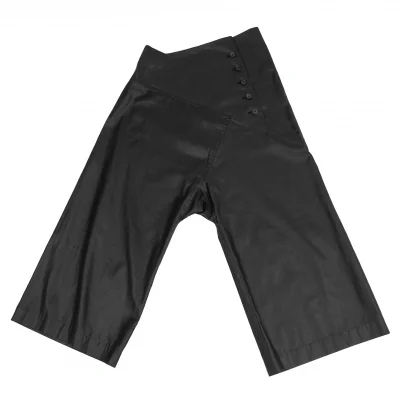 ISSEY MIYAKE Diagonal Switching Shiny Wide Pants