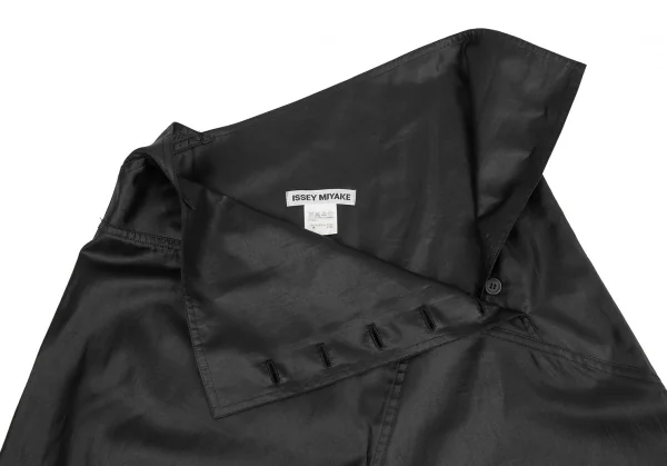 ISSEY MIYAKE Diagonal Switching Shiny Wide Pants K-125763_004