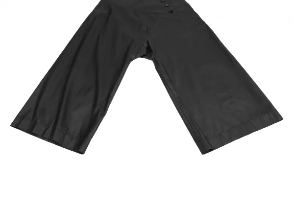 ISSEY MIYAKE Diagonal Switching Shiny Wide Pants K-125763_005