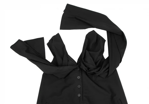 Y's Stole Design Sleeveless Shirt Dress K-125770_006