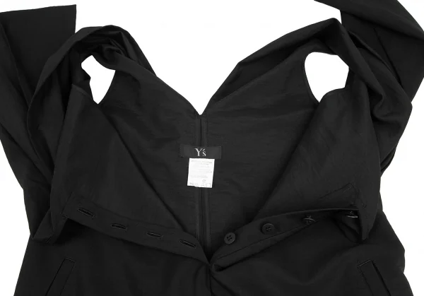 Y's Stole Design Sleeveless Shirt Dress K-125770_008