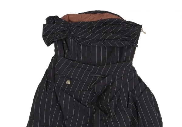 Jean Paul GAULTIER FEMME Asymmetric Drape Tube Top Dress K-125774_016