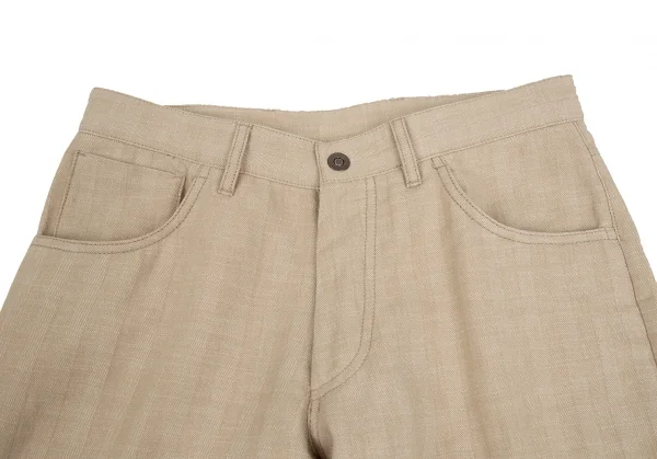 ARMANI COLLEZIONI Cotton Linen Striped Woven Pants K-125776_004