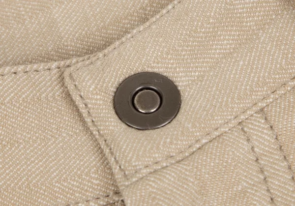 ARMANI COLLEZIONI Cotton Linen Striped Woven Pants K-125776_005