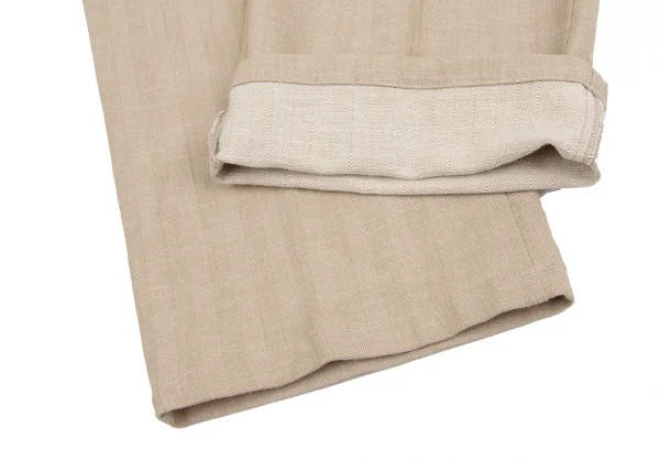 ARMANI COLLEZIONI Cotton Linen Striped Woven Pants K-125776_009