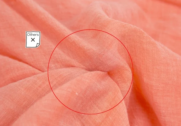 ヨーガンレール ババグーリJURGEN LEHL Babaghuri インドコットンスクエアドレープロングブラウス オレンジM K-125786_010