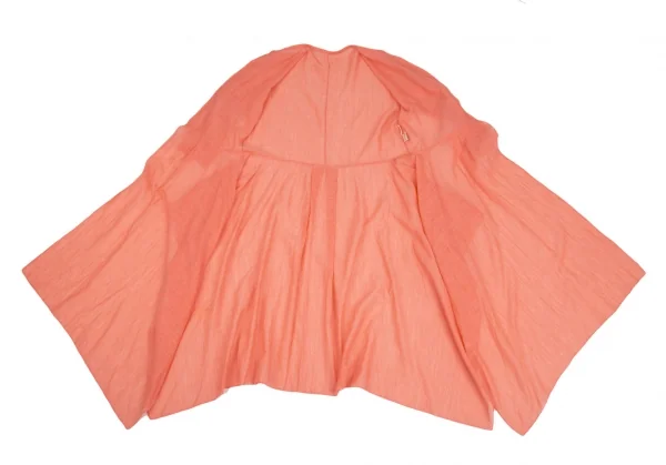 ヨーガンレール ババグーリJURGEN LEHL Babaghuri インドコットンスクエアドレープロングブラウス オレンジM K-125786_011