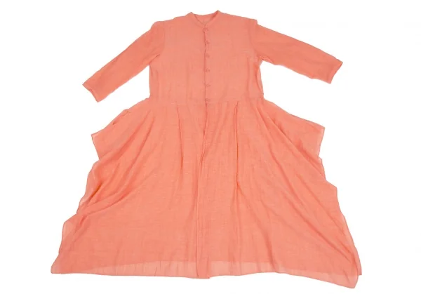 ヨーガンレール ババグーリJURGEN LEHL Babaghuri インドコットンスクエアドレープロングブラウス オレンジM K-125786_002