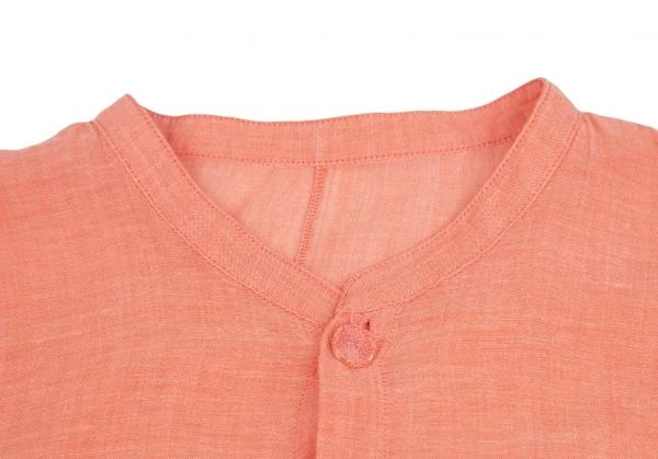 ヨーガンレール ババグーリJURGEN LEHL Babaghuri インドコットンスクエアドレープロングブラウス オレンジM K-125786_005