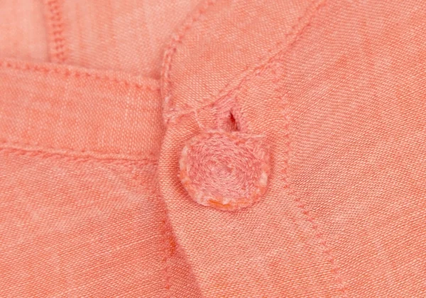 ヨーガンレール ババグーリJURGEN LEHL Babaghuri インドコットンスクエアドレープロングブラウス オレンジM K-125786_006