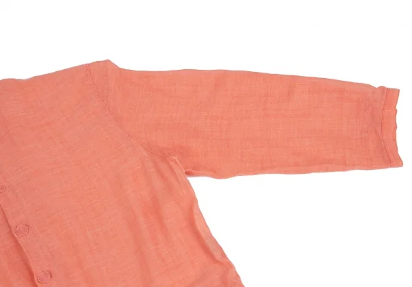 ヨーガンレール ババグーリJURGEN LEHL Babaghuri インドコットンスクエアドレープロングブラウス オレンジM K-125786_007