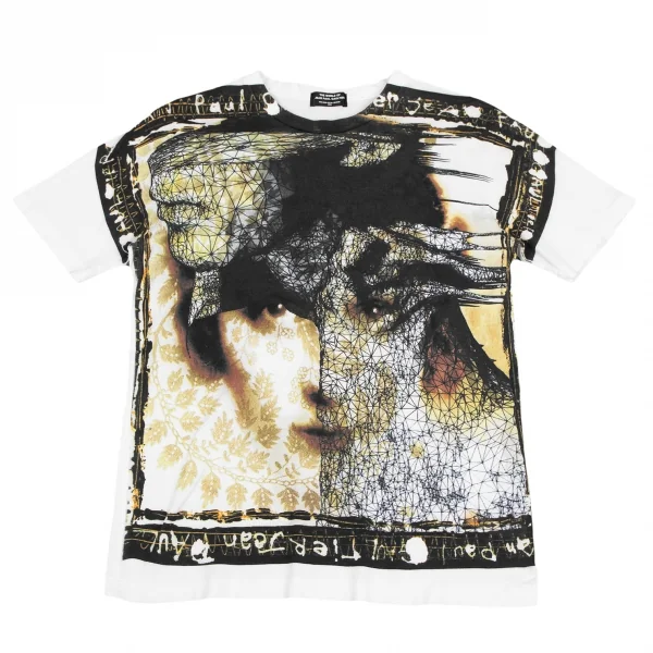 Jean Paul GAULTIER Exhibition Exclusive T-shirt White S-M K-125800_001