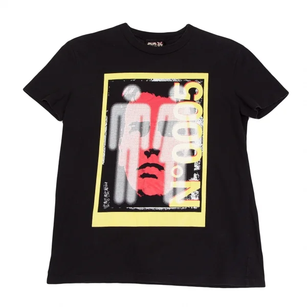 ジャンポールゴルチエJean Paul GAULTIER PARIS ピクトグラムグラフィックプリントTシャツ 黒48 K-125807_001