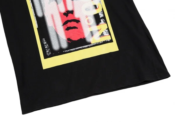 ジャンポールゴルチエJean Paul GAULTIER PARIS ピクトグラムグラフィックプリントTシャツ 黒48 K-125807_009