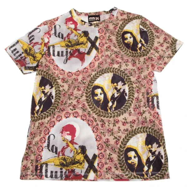 d*3様 Jean Paul GAULTIER FEMME 花柄レースTシャツ ジャンポールゴルチエJean Paul GAULTIER PARIS フラワーガール