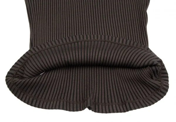 ジャンポールゴルチエ オムJean Paul GAULTIER HOMME バイカラーストレッチリブタンクトップ カーキ黒48 K-125814_005