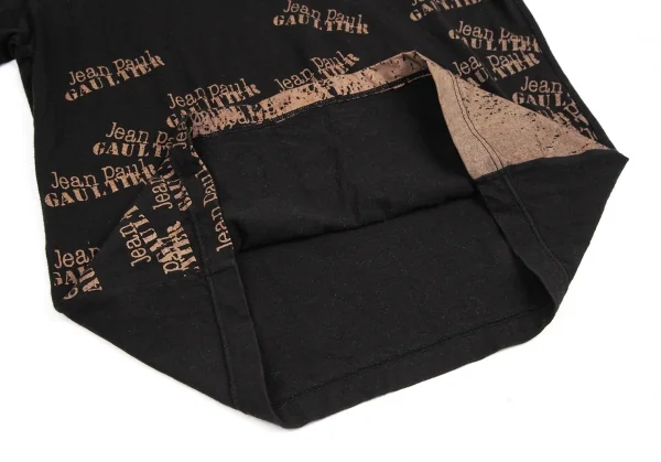 ジャンポールゴルチエ オムJean Paul GAULTIER HOMME ロゴグラフィックプリントカットソー 黒茶M K-125832_010