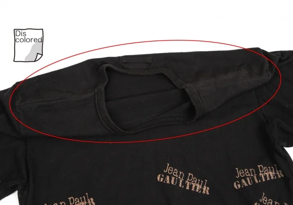 ジャンポールゴルチエ オムJean Paul GAULTIER HOMME ロゴグラフィックプリントカットソー 黒茶M K-125832_003