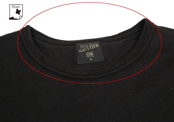 ジャンポールゴルチエ オムJean Paul GAULTIER HOMME ロゴグラフィックプリントカットソー 黒茶M K-125832_004