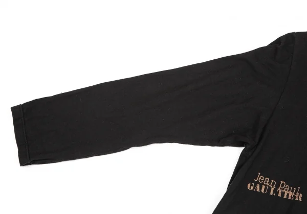 ジャンポールゴルチエ オムJean Paul GAULTIER HOMME ロゴグラフィックプリントカットソー 黒茶M K-125832_005