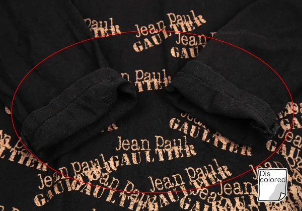 ジャンポールゴルチエ オムJean Paul GAULTIER HOMME ロゴグラフィックプリントカットソー 黒茶M K-125832_007