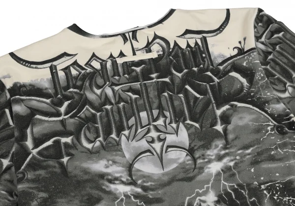 Jean-Paul GAULTIER HOMME Gargoyle Printed Cutting T Shirt K-125833_013