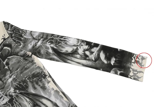 Jean-Paul GAULTIER HOMME Gargoyle Printed Cutting T Shirt K-125833_006