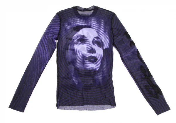 Jean-Paul GAULTIER HOMME Embroidery Printed Mesh T Shirt K-125838_011