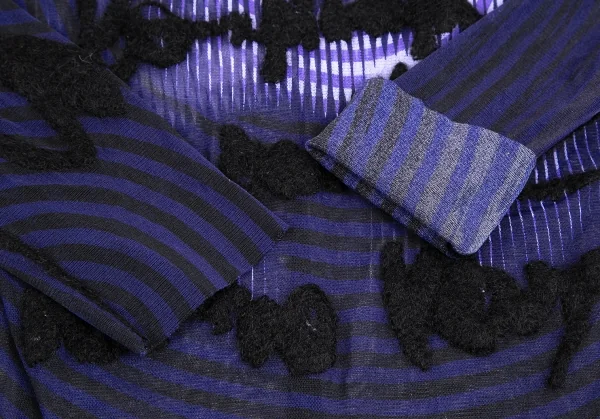 Jean-Paul GAULTIER HOMME Embroidery Printed Mesh T Shirt K-125838_007