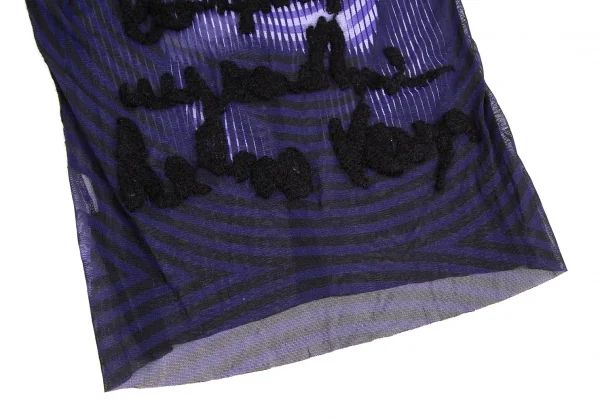 Jean-Paul GAULTIER HOMME Embroidery Printed Mesh T Shirt K-125838_008