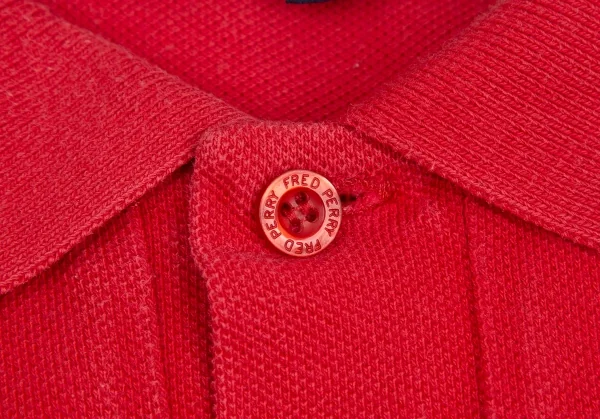 コムデギャルソンシャツ×フレッドペリーCOMME des GARCONS SHIRT×FRED PERRY ポイント刺繍長袖ポロシャツ 赤S K-125882_005