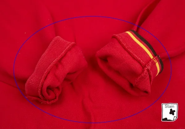 コムデギャルソンシャツ×フレッドペリーCOMME des GARCONS SHIRT×FRED PERRY ポイント刺繍長袖ポロシャツ 赤S K-125882_009