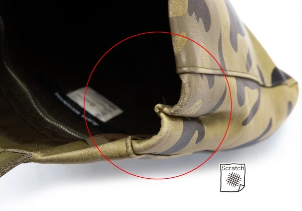 ジュンヤワタナベ コムデギャルソンJUNYA WATANABE COMME des GARCONS レザーカモミニトートバッグ カーキ K-125894_016