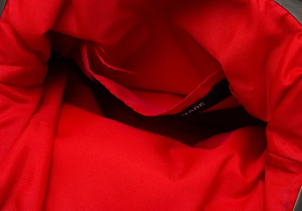 ジュンヤワタナベ コムデギャルソンJUNYA WATANABE COMME des GARCONS ストライプがま口ハンドバッグ チャコール K-125895_011