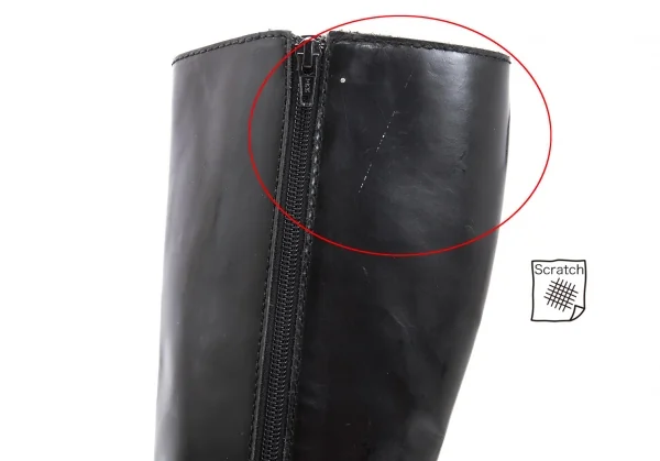 ジュンヤワタナベ コムデギャルソンJUNYA WATANABE COMME des GARCONS ベルテッドロングブーツ 黒M(24.5cm位) K-125902_014