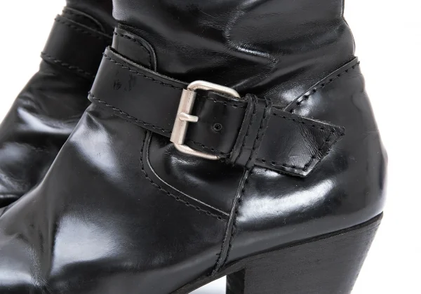 ジュンヤワタナベ コムデギャルソンJUNYA WATANABE COMME des GARCONS ベルテッドロングブーツ 黒M(24.5cm位) K-125902_007