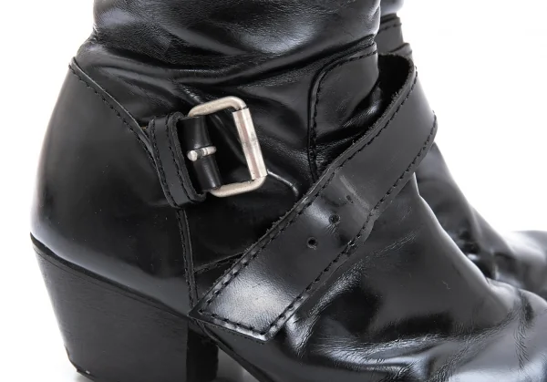 ジュンヤワタナベ コムデギャルソンJUNYA WATANABE COMME des GARCONS ベルテッドロングブーツ 黒M(24.5cm位) K-125902_008