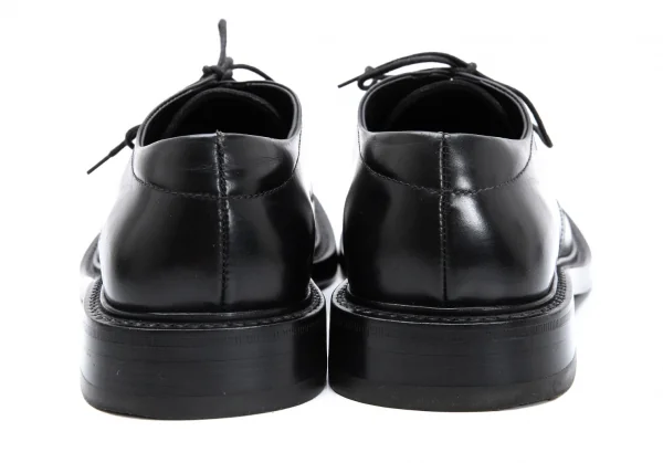 prada スクエアトゥ　レザーシューズ　フラットシューズ　archive プラダPRADA スクエアトゥレザーシューズ 黒5 1/2(24.5cm位) (K